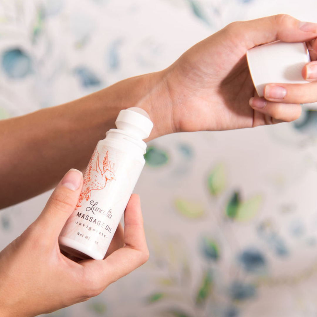 scented massage oil lancolia