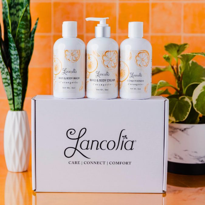 luxurious premium spa gift set citrus scent lorangerie