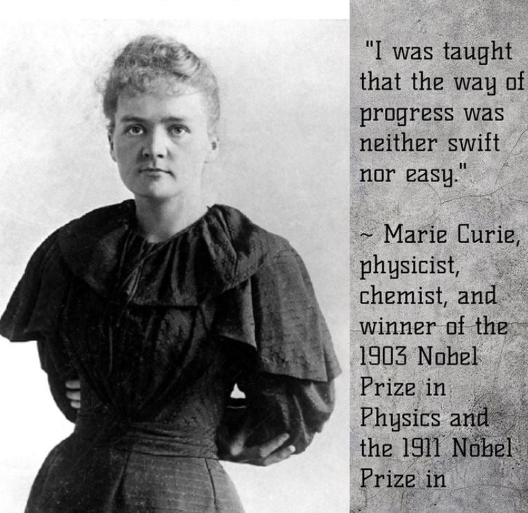 Talking about one of my biggest inspiration for international women's day: Marie Curie