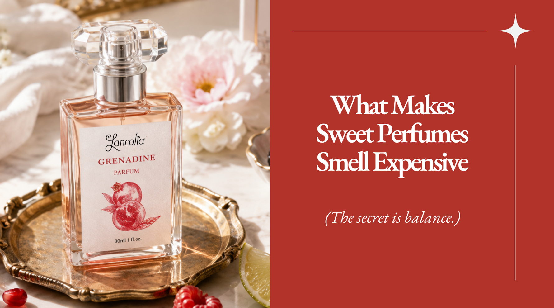 Why Some Sweet Perfumes Smell Expensive