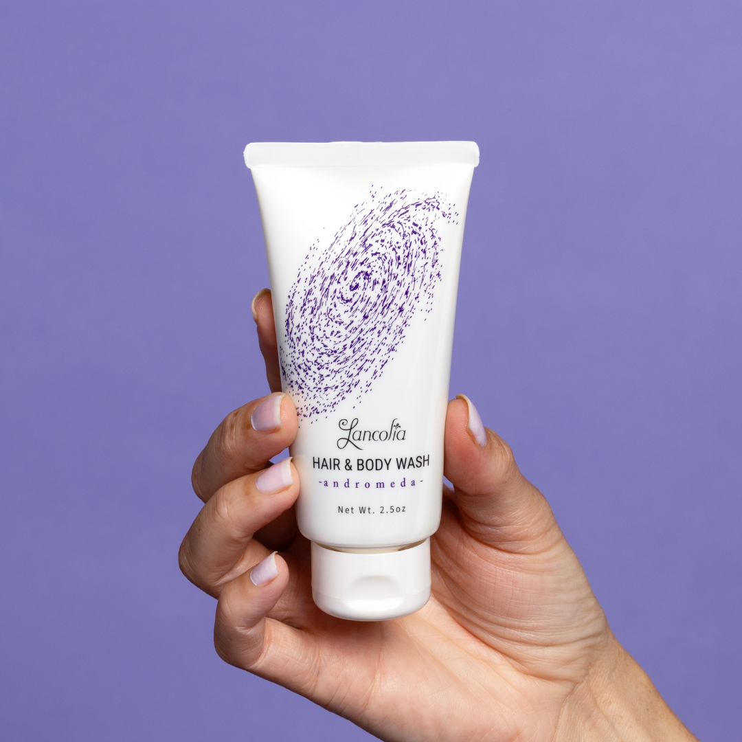 lancolia hair and body wash two-in-one shampoo and body wash