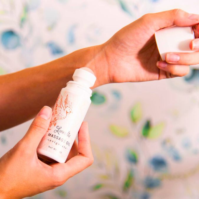 Mess Free scented Massage oil roll on