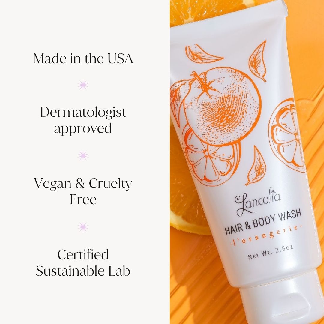 Citrus Shampoo & Body Wash | Hydrating Orange Vanilla – Lancolia