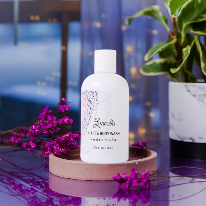 Andromeda shampoo and body wash floral scent lancolia 8 oz