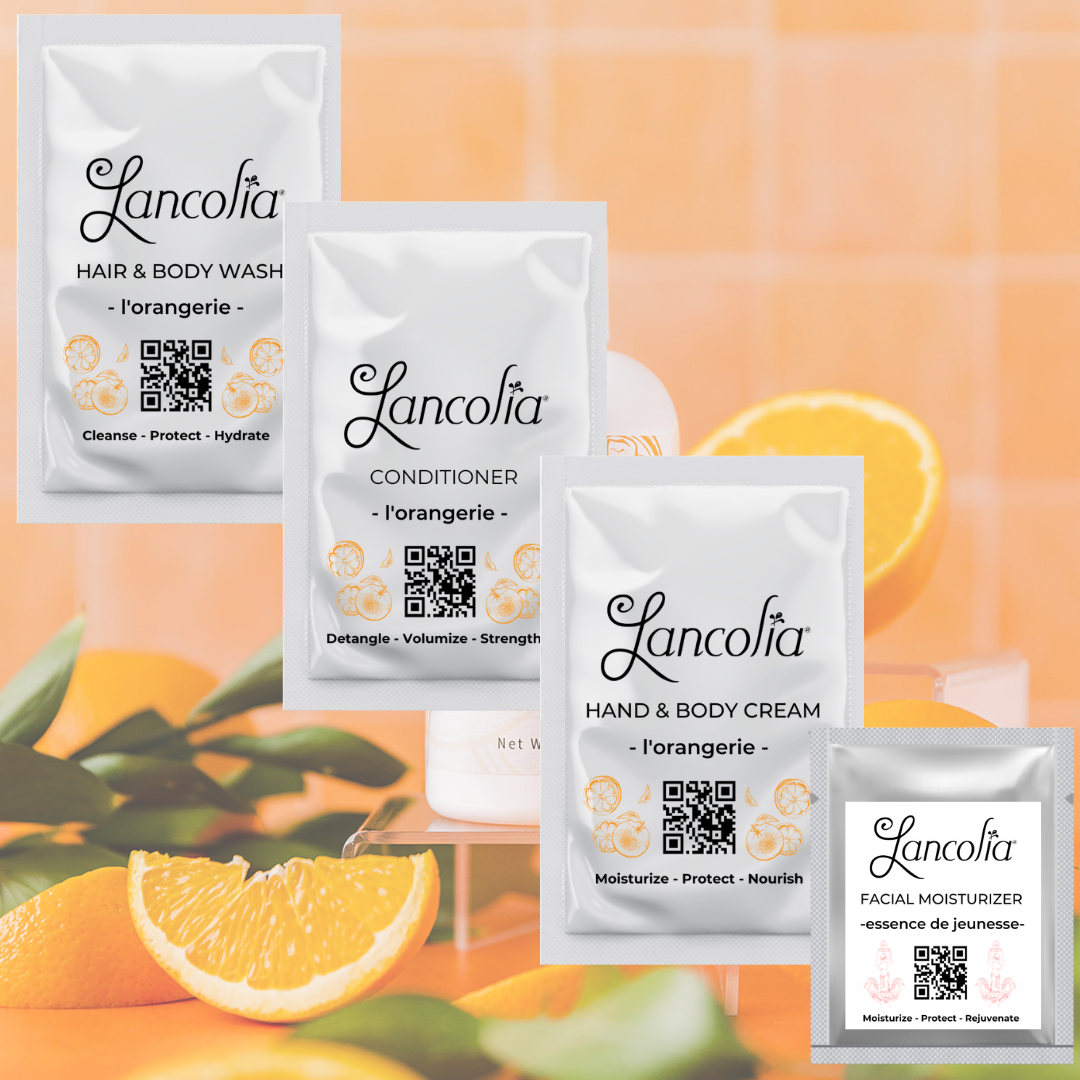 Discover Lancolia Beauty Sample Pack signature Citrus Scent
