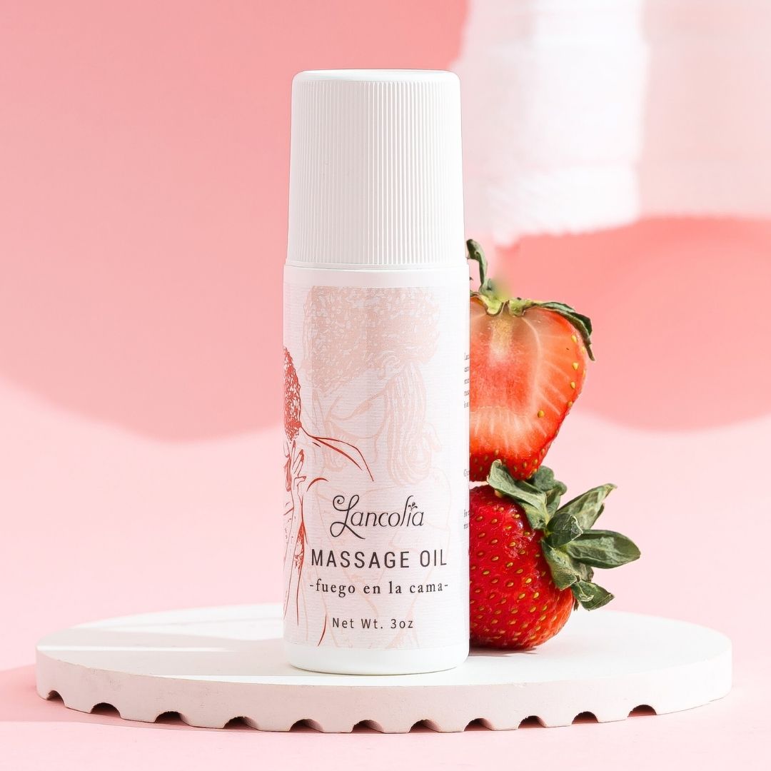 Roll-On Massage Oil - Strawberry Scent