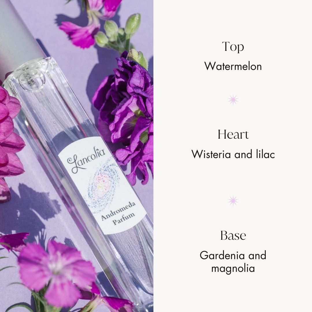 Andromeda - Signature Fruity Floral Wisteria & Gardenia Perfume