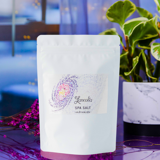 Epsom salts for bath Floral scented with Lancolia signature scent Andromeda