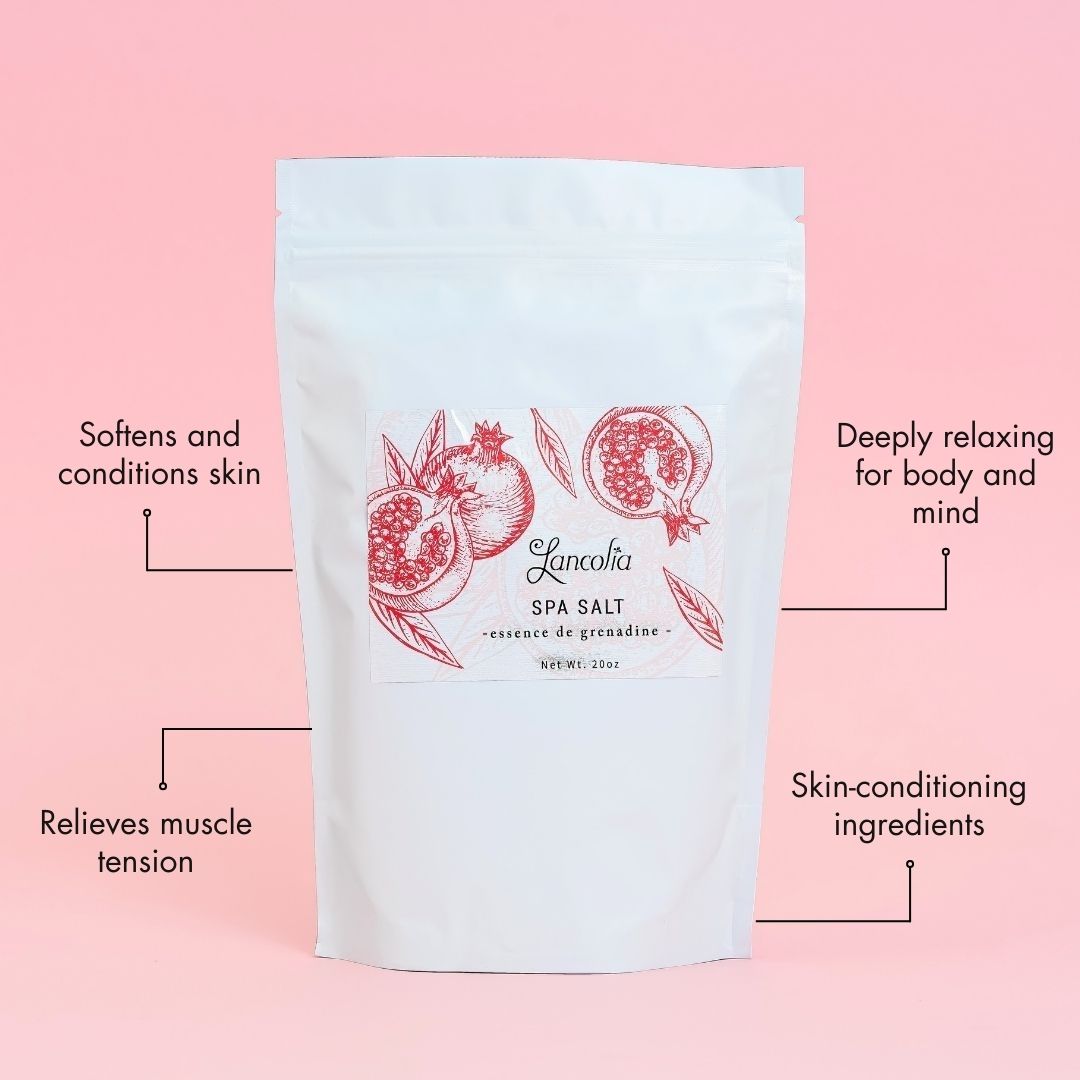 Epsom Bath Salts - Essence de Grenadine Scent