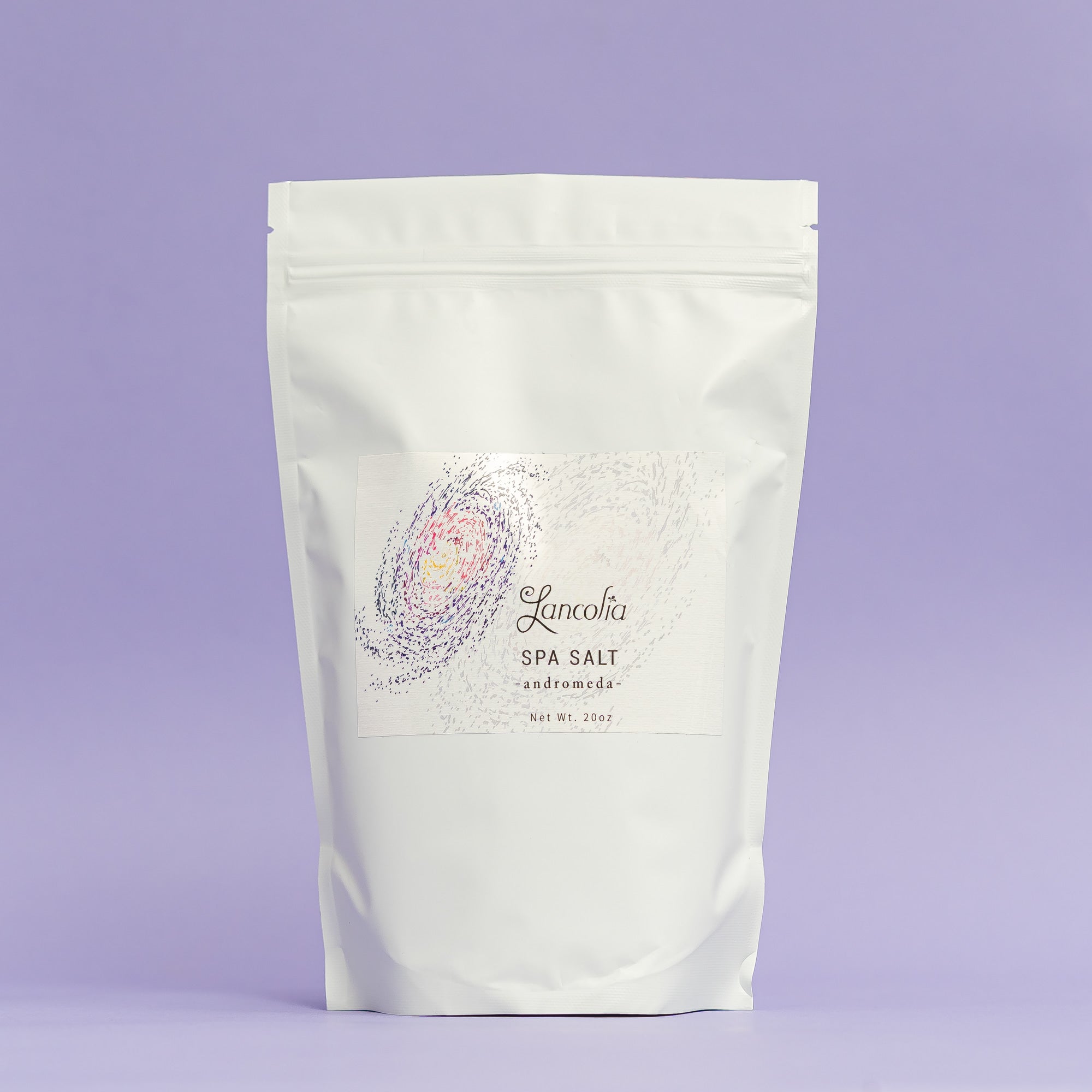 Andromeda Spa Salt | Relaxing Floral Epsom Bath Salts by Lancolia