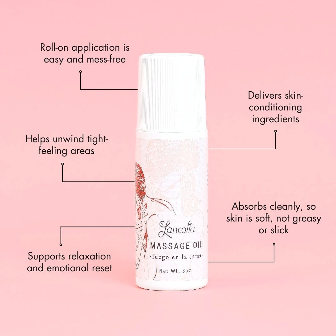 Roll-On Massage Oil - Strawberry Scent