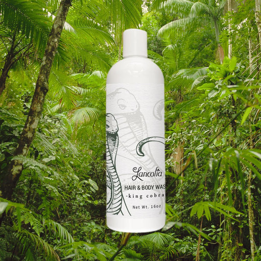 King cobra shampoo and body wash woody scent men