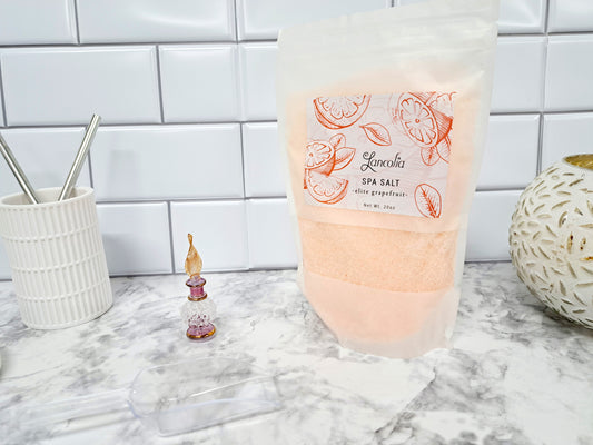 Epsom salts for bath scented with our signature grapefruit scent elite grapefruit